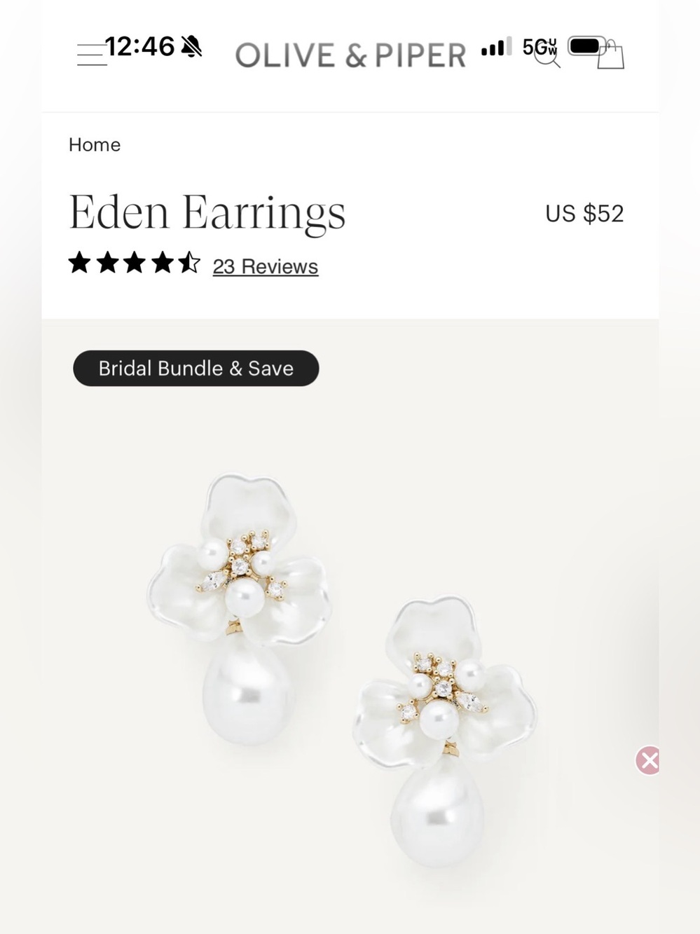 NWT Olive and Piper Eden Earrings